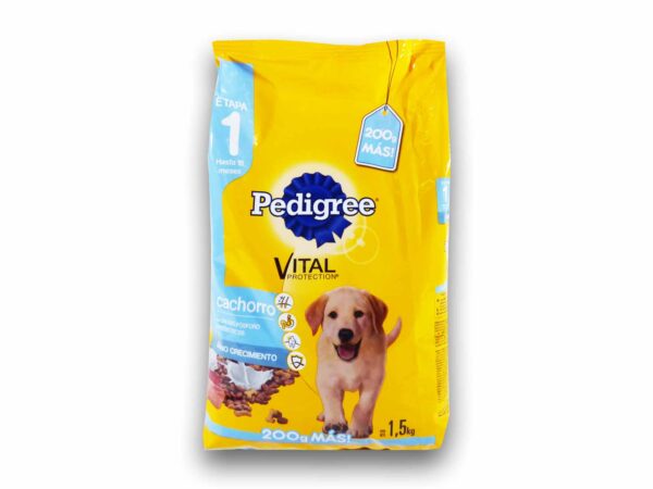 ALIMENTO PEDIGREE CACHORRO SANO 1.5kg.