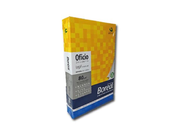 RESMA BOREAL OFICIO 80gr.(500h)