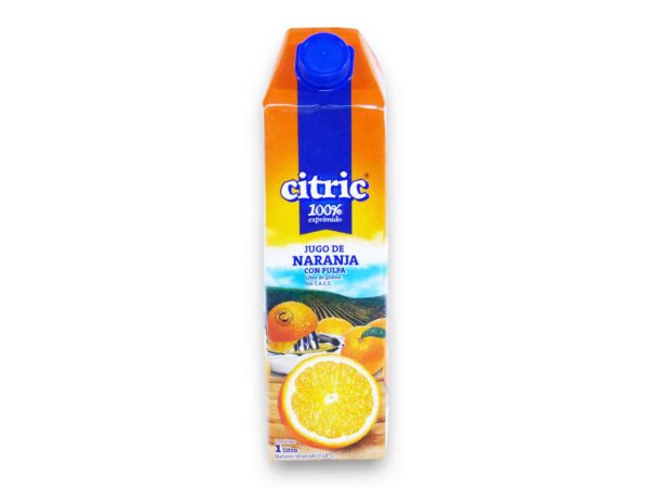 JUGO CITRIC NARANJA  C/PULPA 1lt.