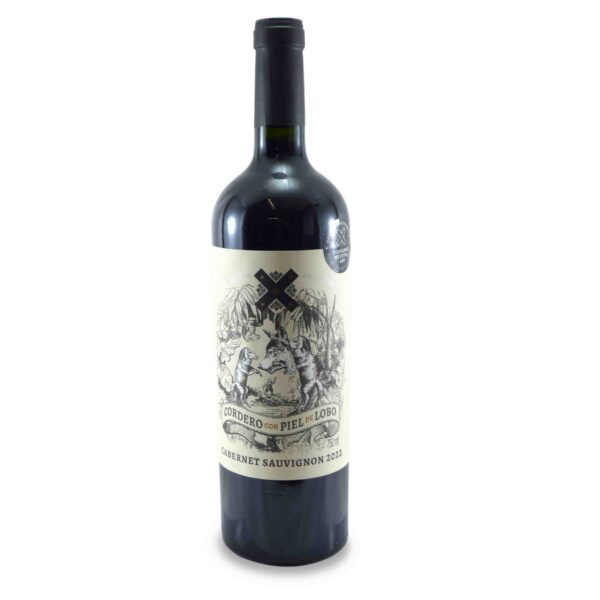VINO CORDERO C/PIEL LOBO CAB.SAUV.750ml.