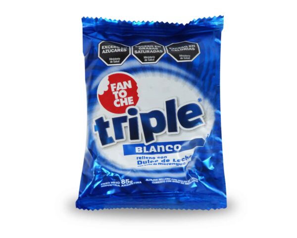 ALFAJOR FANTOCHE TRIPLE BLANCO 85gr.