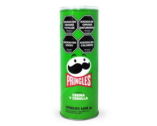 PAPAS FRITAS PRINGLES CREMA/CEB.109gr.
