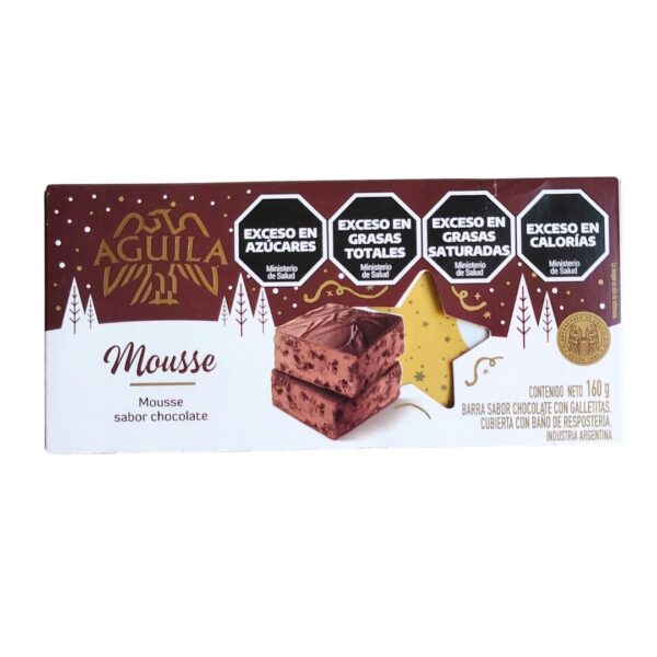 BARRA AGUILA DOR MOUSSE CHOC.160gr.