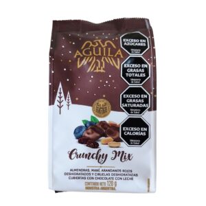 7790580136420 CRUNCHY MIX AGUILA DOR C/CHOCO.120gr.