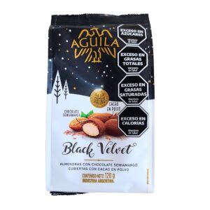 7790580139438 ALMENDRAS C/CHOC.BLACK VELVET 120gr.