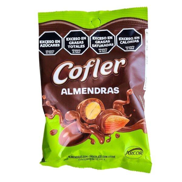 ALMENDRAS COFLER C/CHOC.LECHE 100gr.