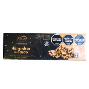 7790580147693 TURRON ARCOR ALMEND.C/CACAO 100gr.