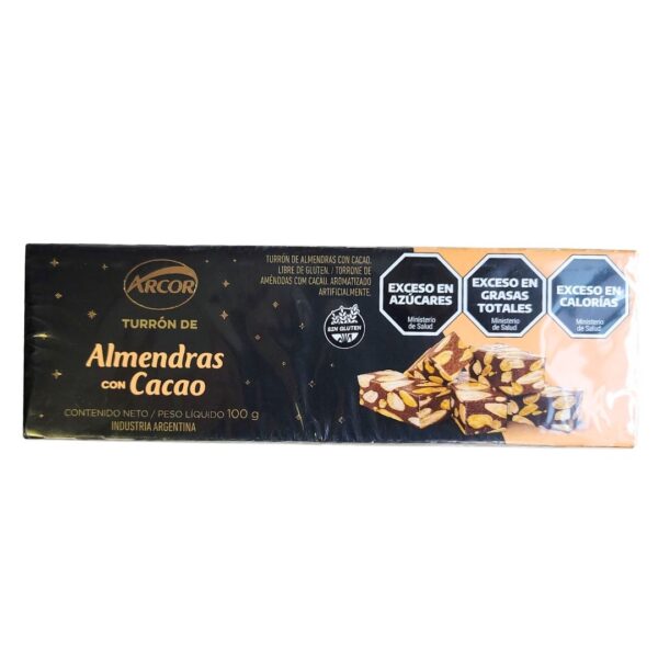 TURRON ARCOR ALMEND.C/CACAO 100gr.