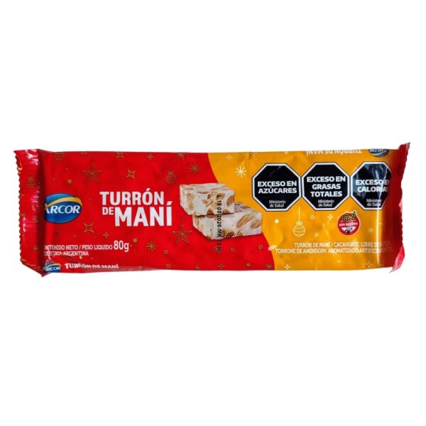 TURRON ARCOR MANI 80gr.