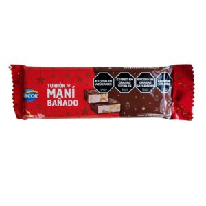 7790580392604 TURRON ARCOR MANI BANADO CHOC.90gr.