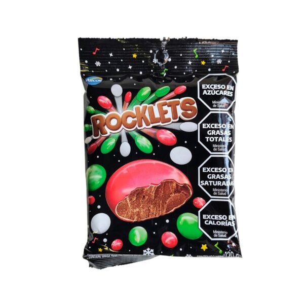ROCKLETS CHOCOLATE CONFITADO 120gr.