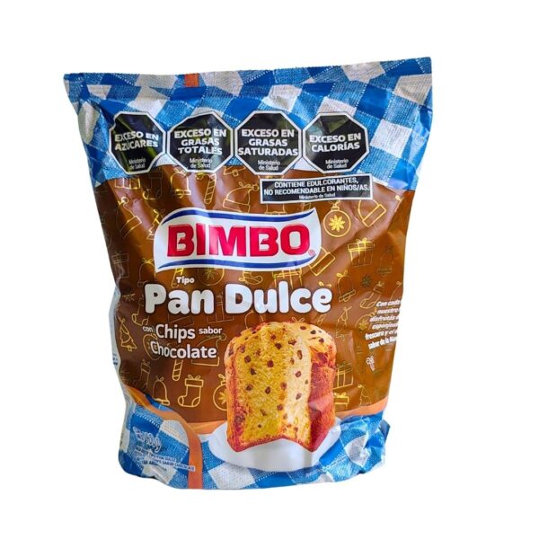 PAN DULCE BIMBO C/CHIPS CHOC.400gr.