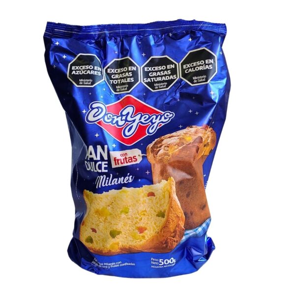 PAN DULCE DON YEYO T/MILANES 500gr.