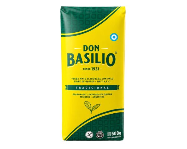 YERBA MATE DON BASILIO TRADIC.500gr.