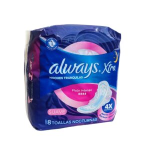 7500435229500 TOALLA ALWAYS XTRA NOCHE T. SUAVE 8u.