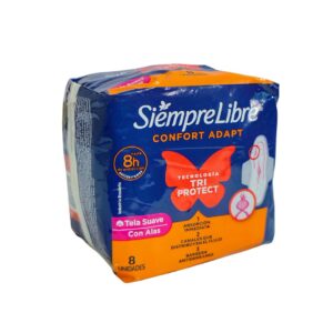 7790010002639 TOALLA S.LIBRE ADAPT P.N.SUAVE ALAS 8u.