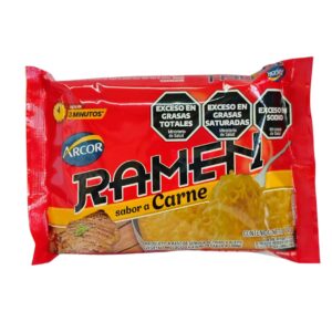 7790580149970 FIDEO ARCOR RAMEN SABOR CARNE 70gr.