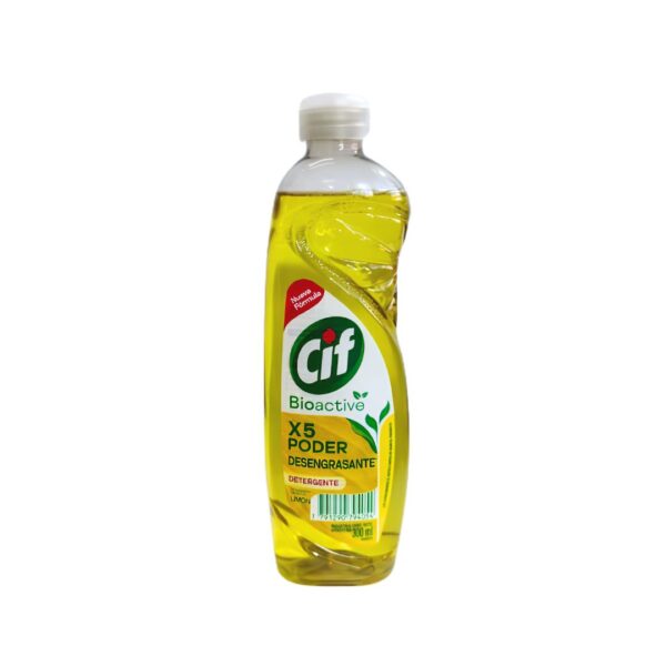 DETERGENTE CIF BIOACTIVE LIMON 300ml.