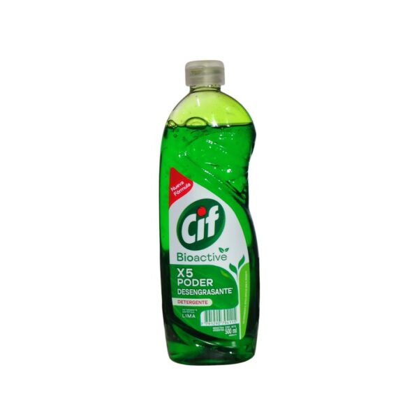 DETERGENTE CIF BIOACTIVE LIMA 500ml.
