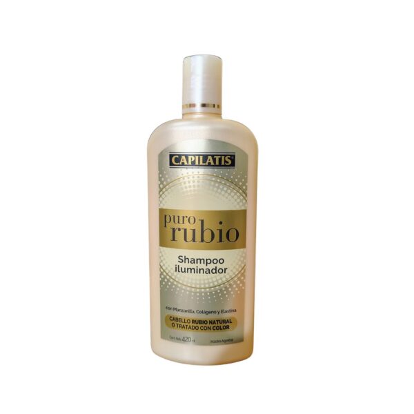 SHAMPOO CAPILATIS PURO RUBIO MANZ.420ml.