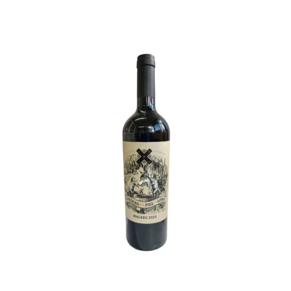 VINO CORDERO C/PIEL LOBO MALBEC 750ml.