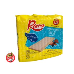 7790071080416 TOSTADAS RIERA DE ARROZ S/SAL LIBRES 150gr.