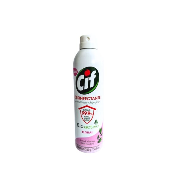 7791290796362 DESINFEC.AMB.CIF BIO ACTIVE FLORAL 360cc.