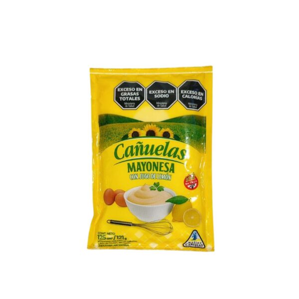 7792180142627 MAYONESA CANUELAS C/JUGO LIMON 121gr.