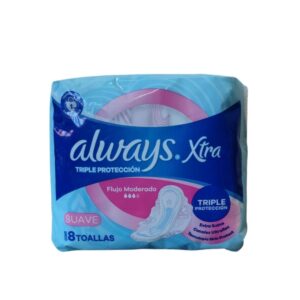TOALLA ALWAYS XTRA TRIPLE P.SUAVE 8u.
