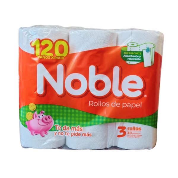 7790250092322 ROLLO COCINA NOBLE 3X40p.