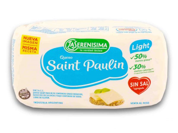 QUESO SERENISIMA SAINT PAULIN LIGHT S/L kg.