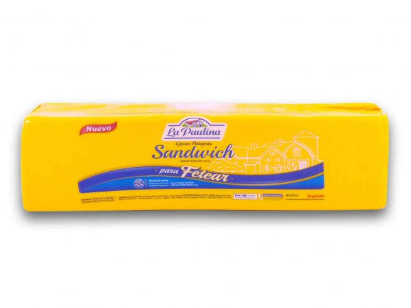 QUESO LA PAULINA PATEGRAS SANDWICH kg.
