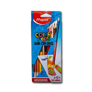 LAPIZ BICOLOR MAPED COLOR PEPS 12un