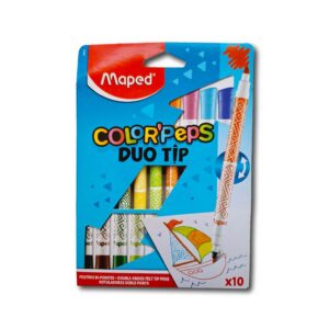 ROTULADORES MAPED DUO TIP 10un