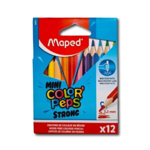 LAPICES COLORES MAPED MINI STRONG 12unid.