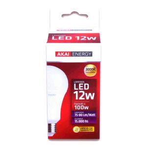 LAMPARA AKAI LED BULB 12 WATT CALIDA
