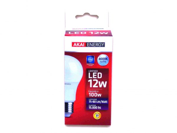 LAMPARA AKAI LED BULB 12 WATT FRIA
