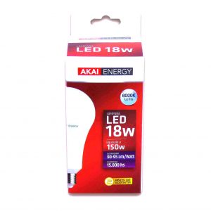 LAMPARA AKAI LED 18W FRIA