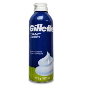 ESPUMA AFEITAR GILLETTE FOAMY SENSIT.N. 322ml.