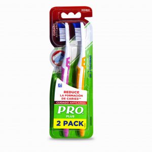 CEPILLO DENTAL PRO PLUS CUID.ANTICAR.2u.