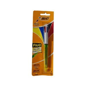 BOLIGRAFO BIC 4 COLORES FLUO