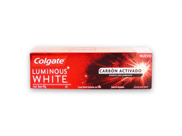CREMA DENTAL COLGATE LUM.W.CARBON 90gr.