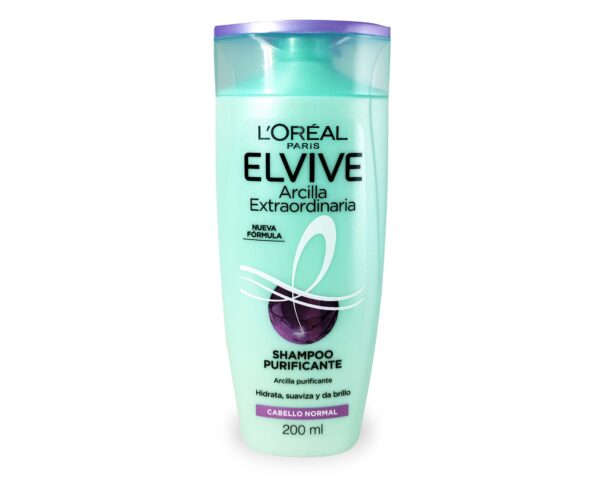 SHAMPOO ELVIVE ARCILLA EXTRAORD. 200ml.