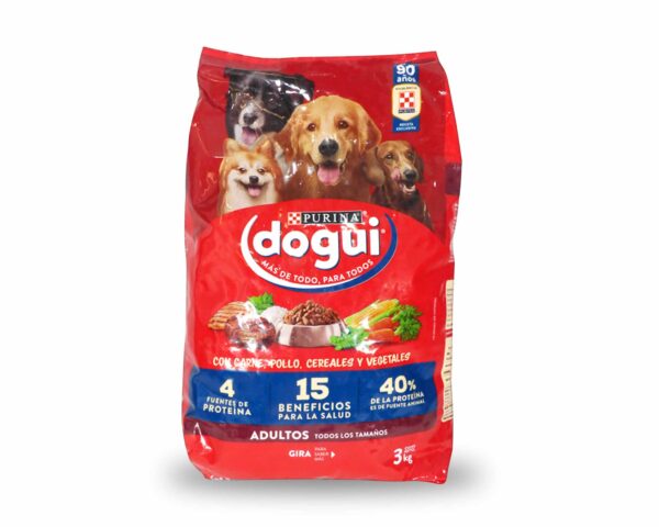 ALIMENTO PERRO DOGUI CAR/CER/ARR.3kg.
