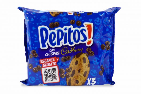 GALLETITA PEPITOS C/CHISPAS CADBURY 357gr.