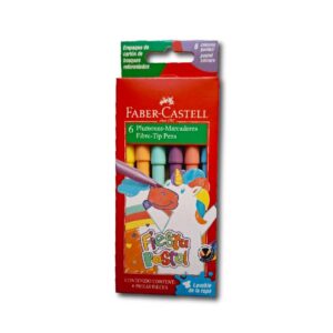 MARCADORES F.CASTELL FIESTA PASTELX6