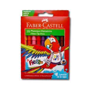 MARCADOR FABER CASTELL FIESTA X 10U