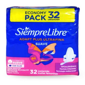 TOALLA S.LIBRE ADAPT P.ULTRAFINA S.32u.