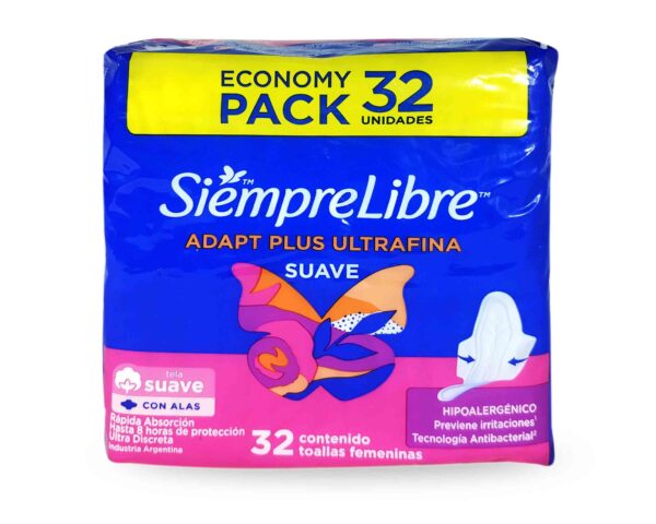 TOALLA S.LIBRE ADAPT P.ULTRAFINA S.32u.