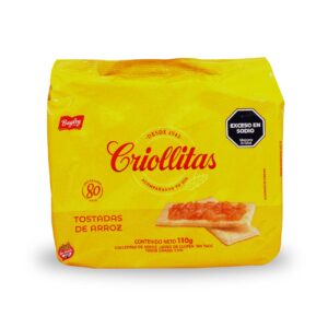 CRIOLLITAS TOSTADA DE ARROZ 110gr.